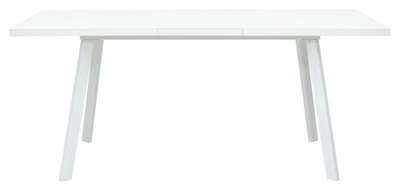 Стол ФИН 140 Белый, стекло/ Белый каркас М-City из Италии