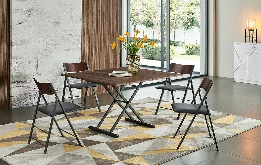 Стол-трансформер Clermont, орех из Италии