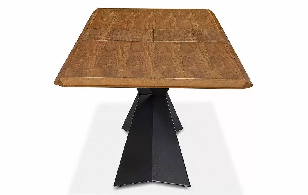 Стол раскладной Allure 180-220, орех/черный из Италии