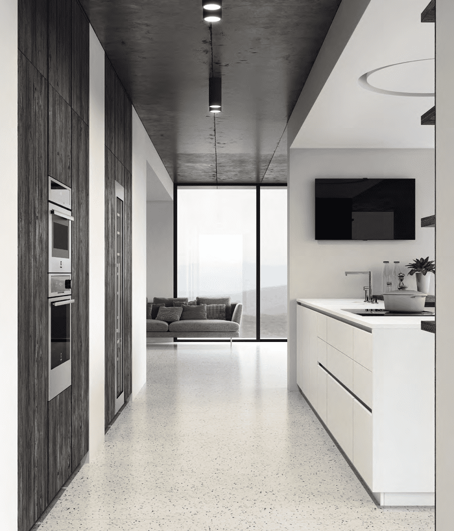 Кухонный гарнитур в современном стиле из коллекции Easy из Италии