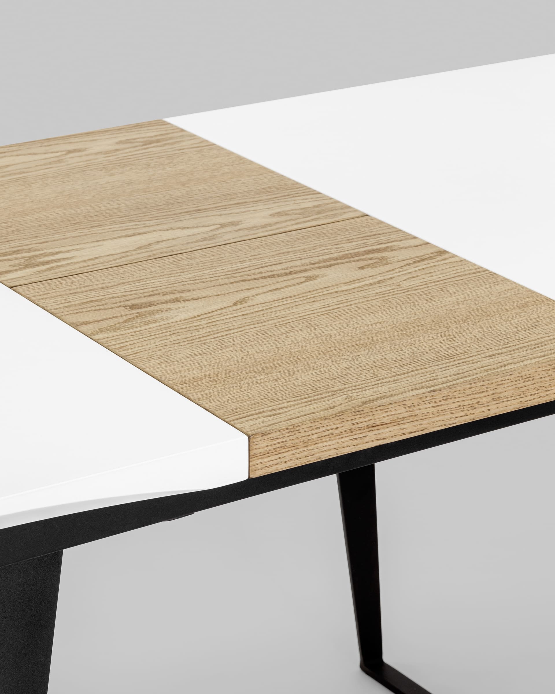 Стол обеденный Йорк раскладной 120-160*80 белый из Италии