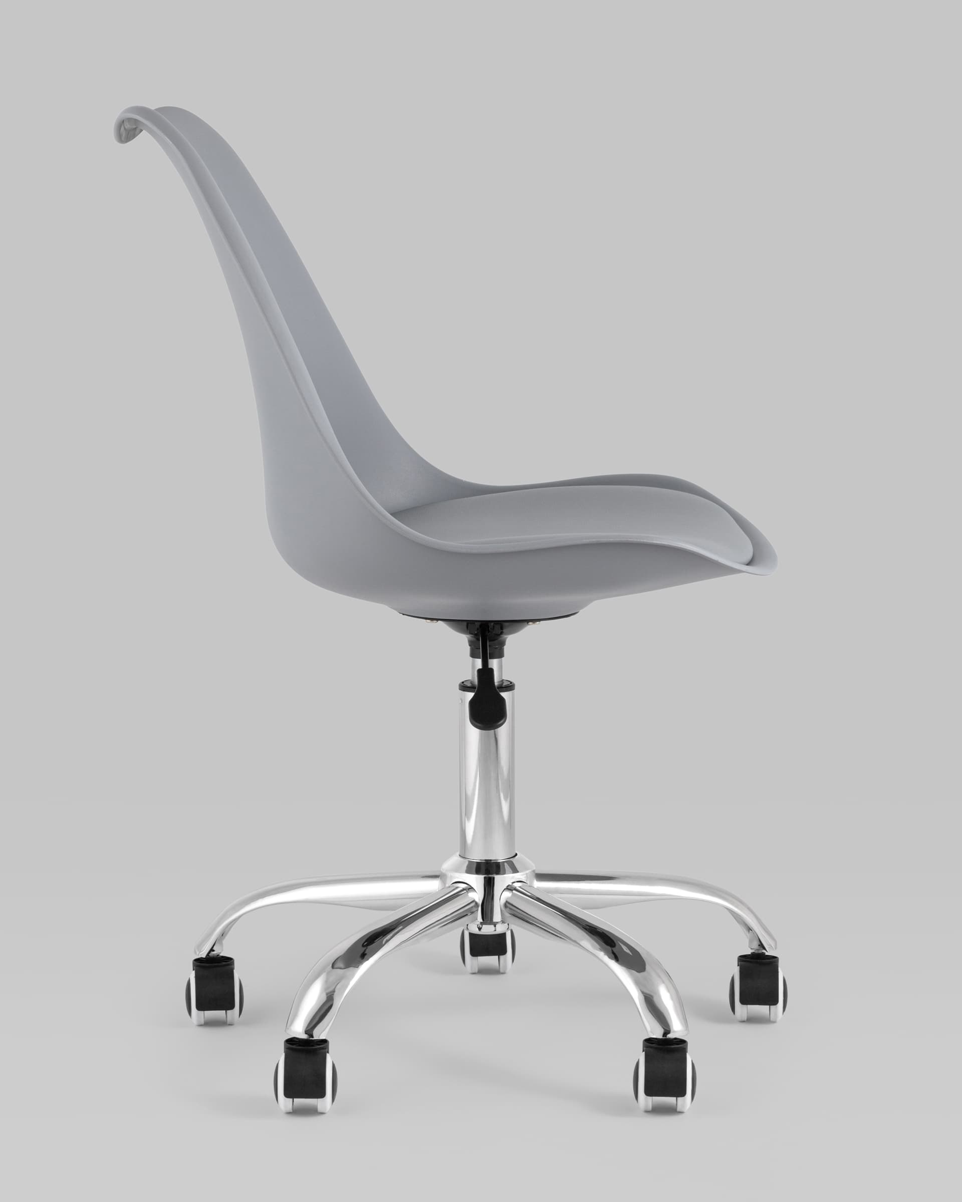 Стул офисный BLOK NEW пластиковый серый из Италии