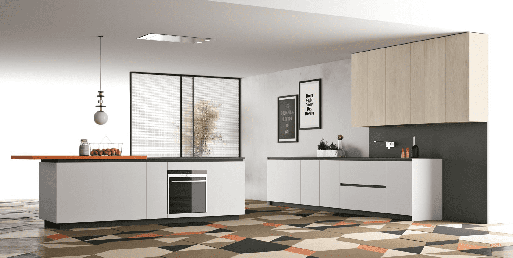 Кухонный гарнитур Materia композиция 07 из Италии