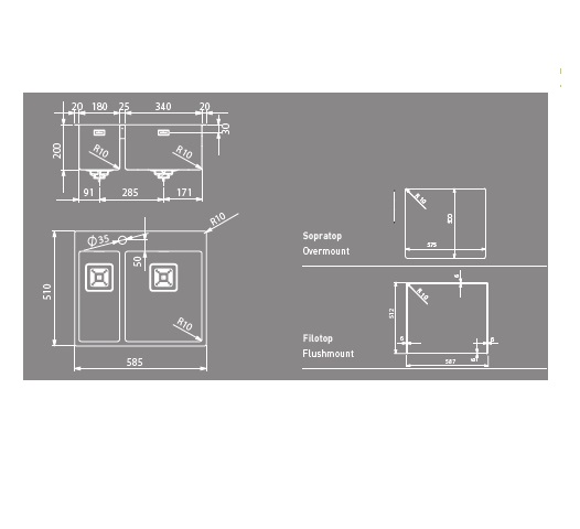 Мойка Artinox Aqua 260 из Италии