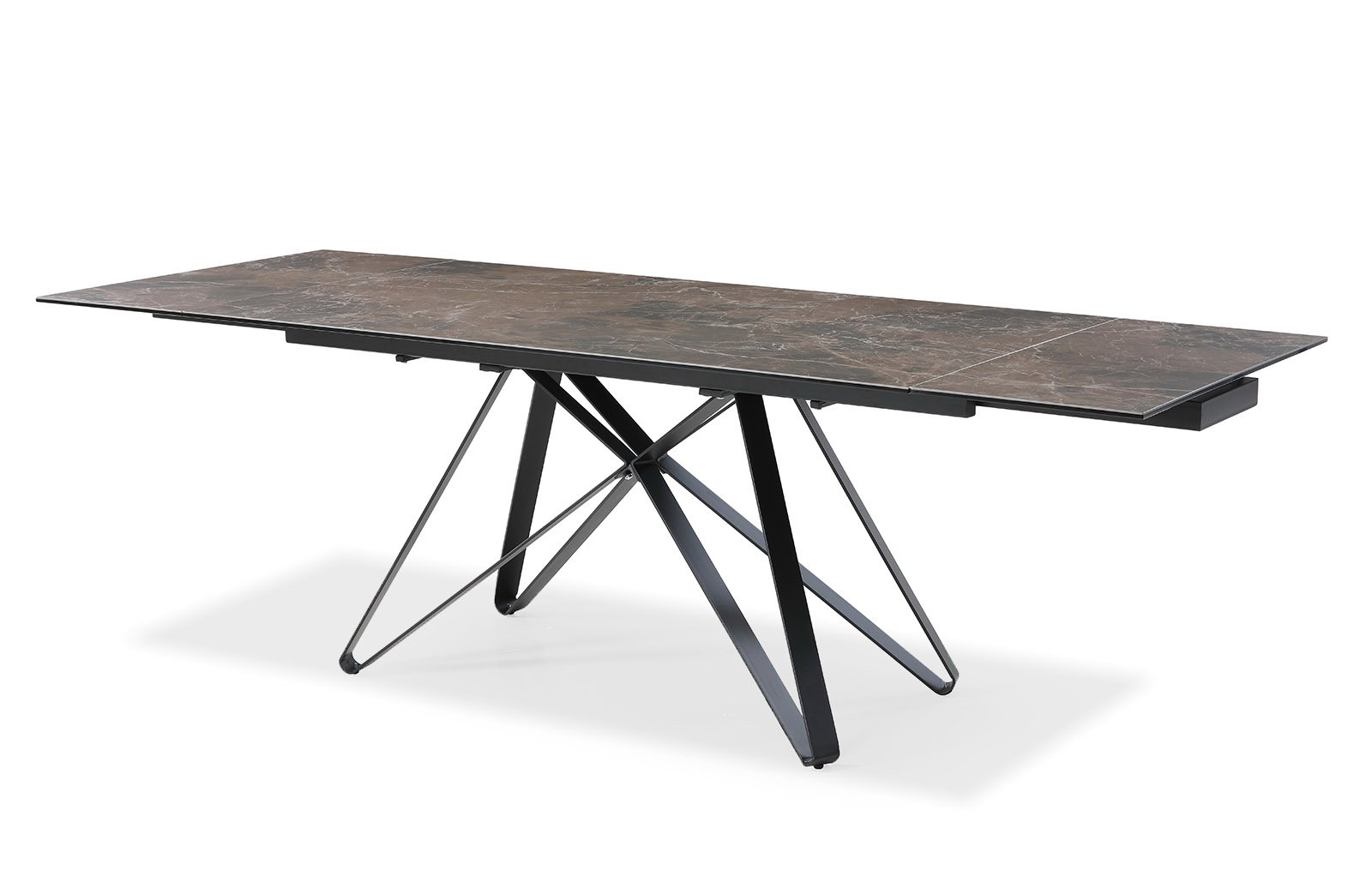 Стол раскладной Butterfly 180-260, темная керамика из Италии