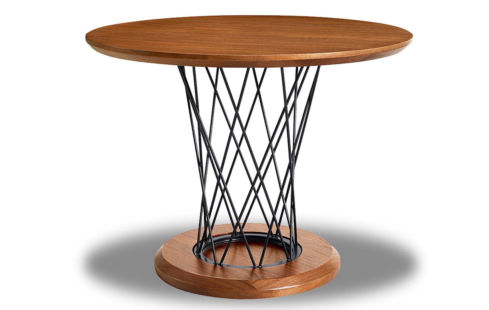 Стол Cyclone Grand (100), орех/черный из Италии