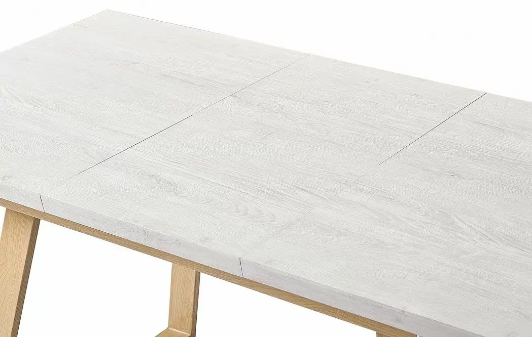 Стол раскладной Norfolk, светлый дуб/вяз из Италии