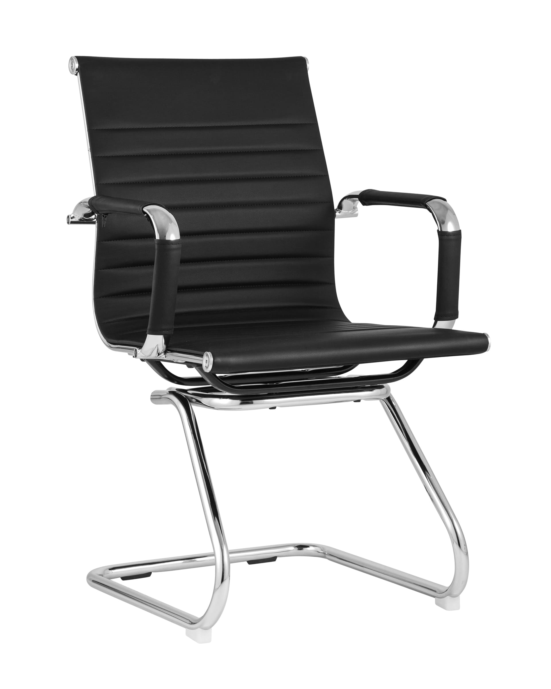 Кресло для посетителей TopChairs Visit черное из Италии