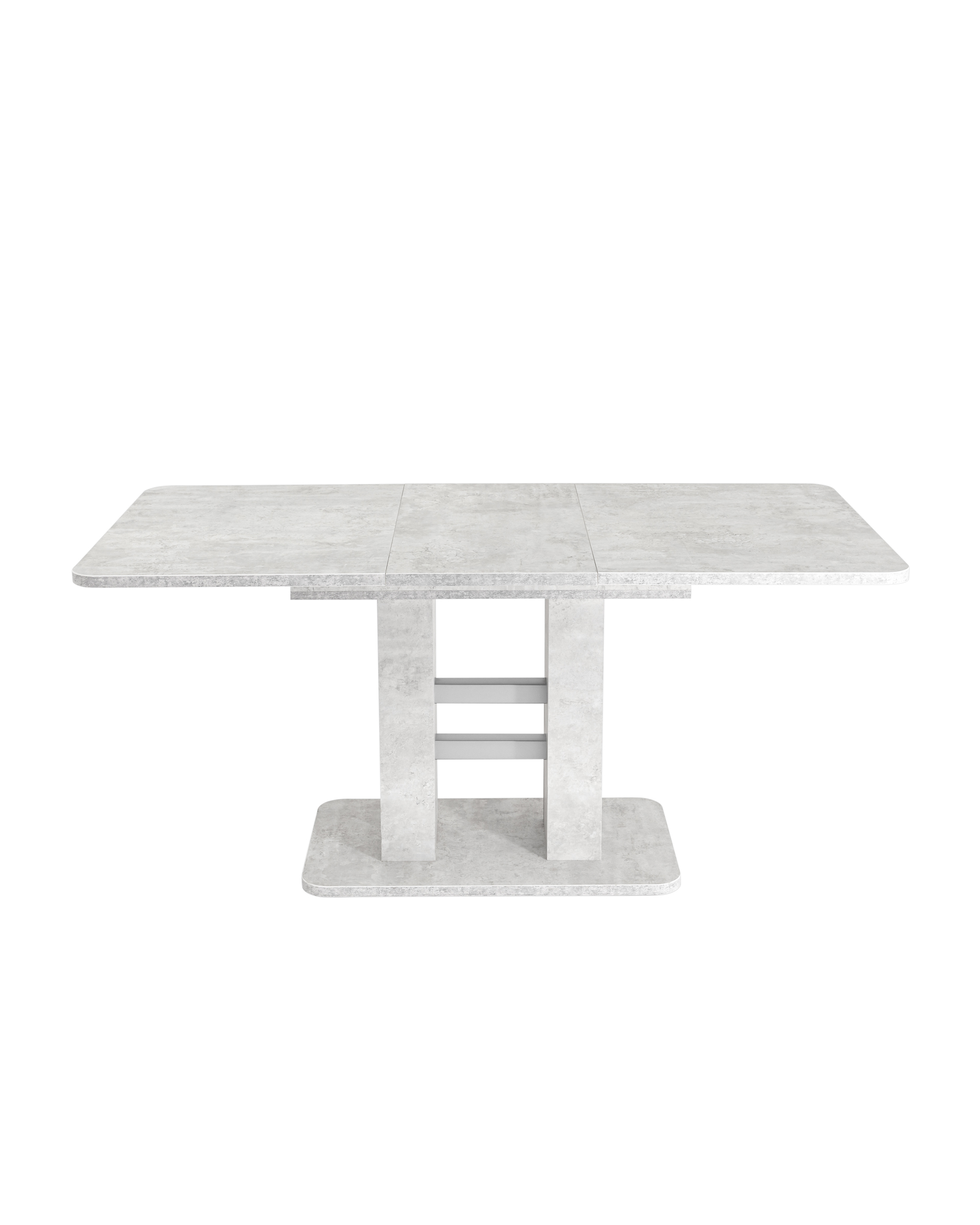 Стол Elephant раскладной 120-160*80 бетон/алюминий из Италии