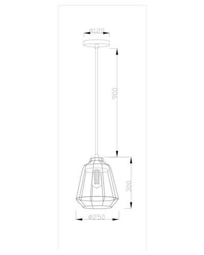 Подвесной светильник Moderli V1371-1P Hozy 1*E27*60W из Италии