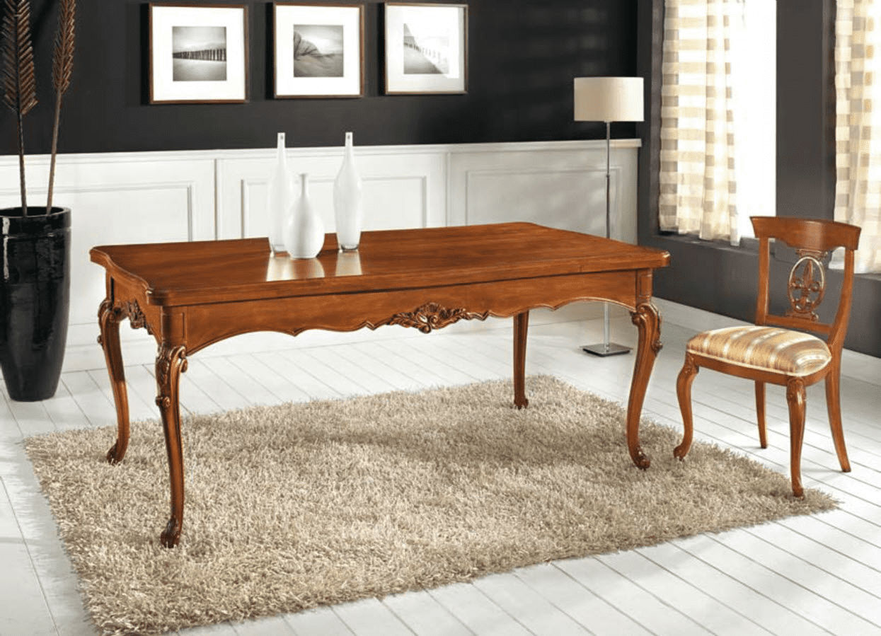 Обеденный стол Neoclassico 2234 и стул Neoclassico 2236 из Италии