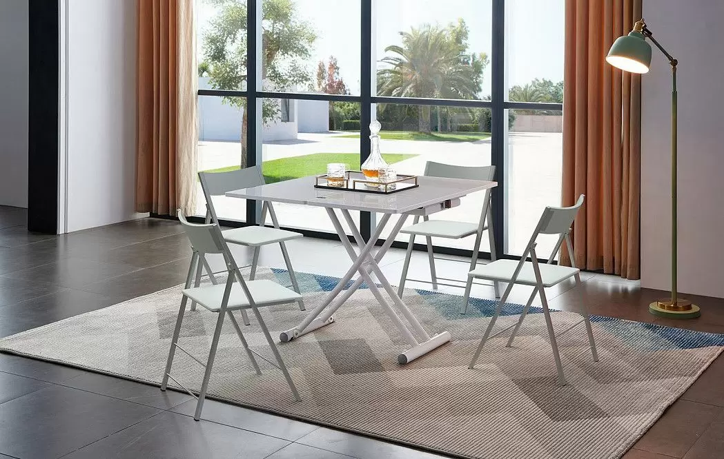 Стол-трансформер Bethany, белый из Италии