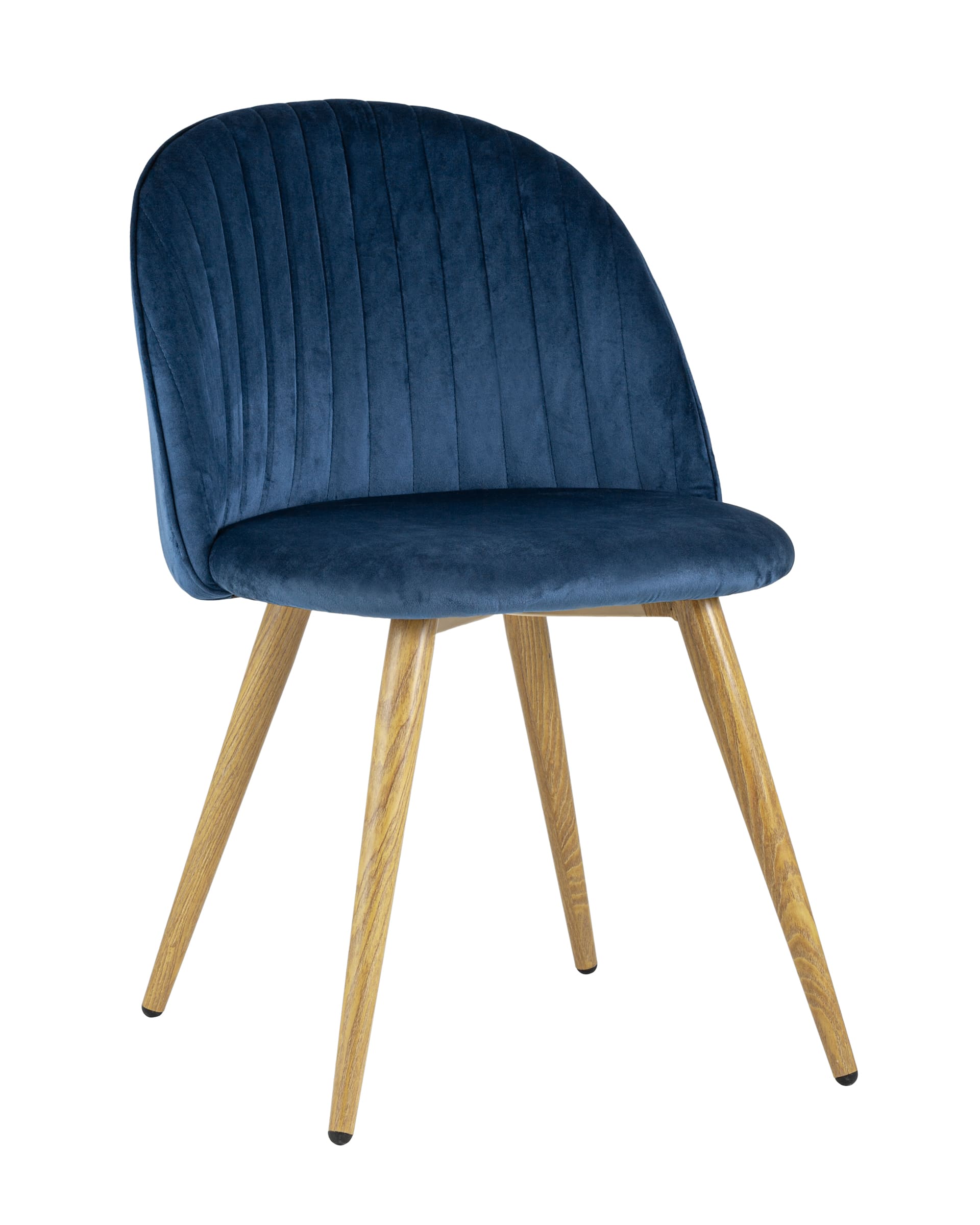 Стул Лион Страйпс, велюр, голубой из Италии