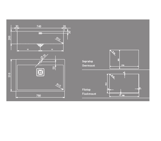Мойка Artinox Aqua 74 из Италии