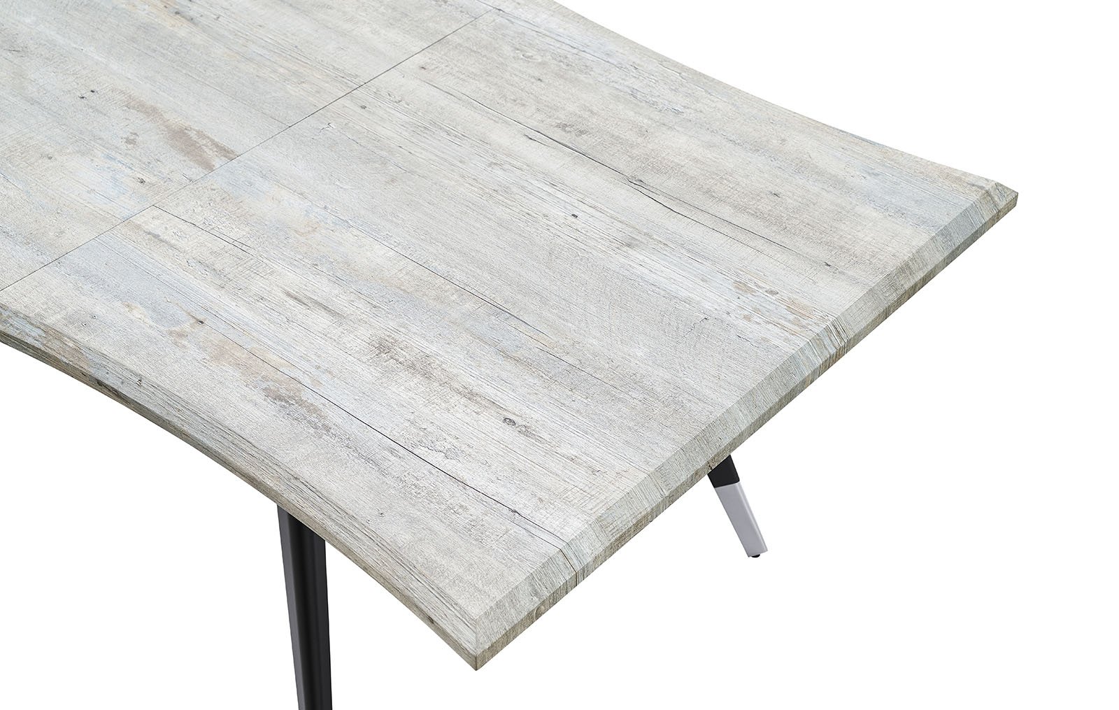 Стол раскладной Dusseldorf 160-200, античный дуб/черный из Италии