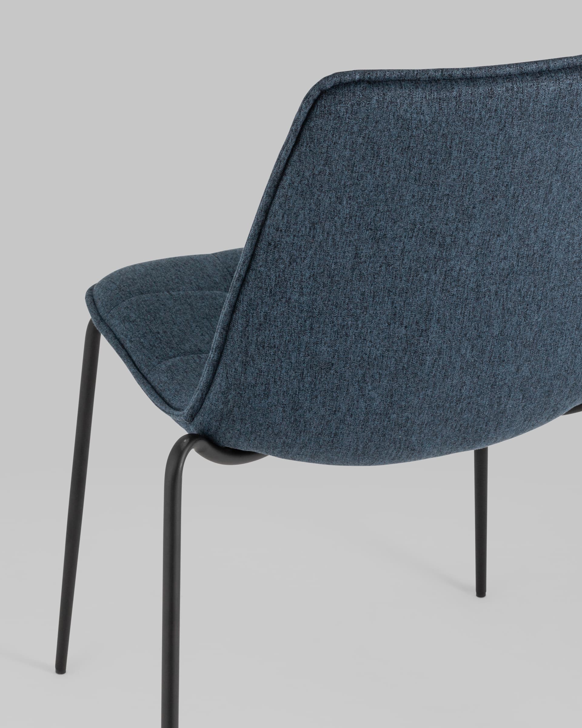 Стул Мелани рогожка синий из Италии