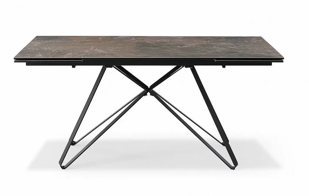 Стол раскладной Butterfly 160-240, темная керамика из Италии