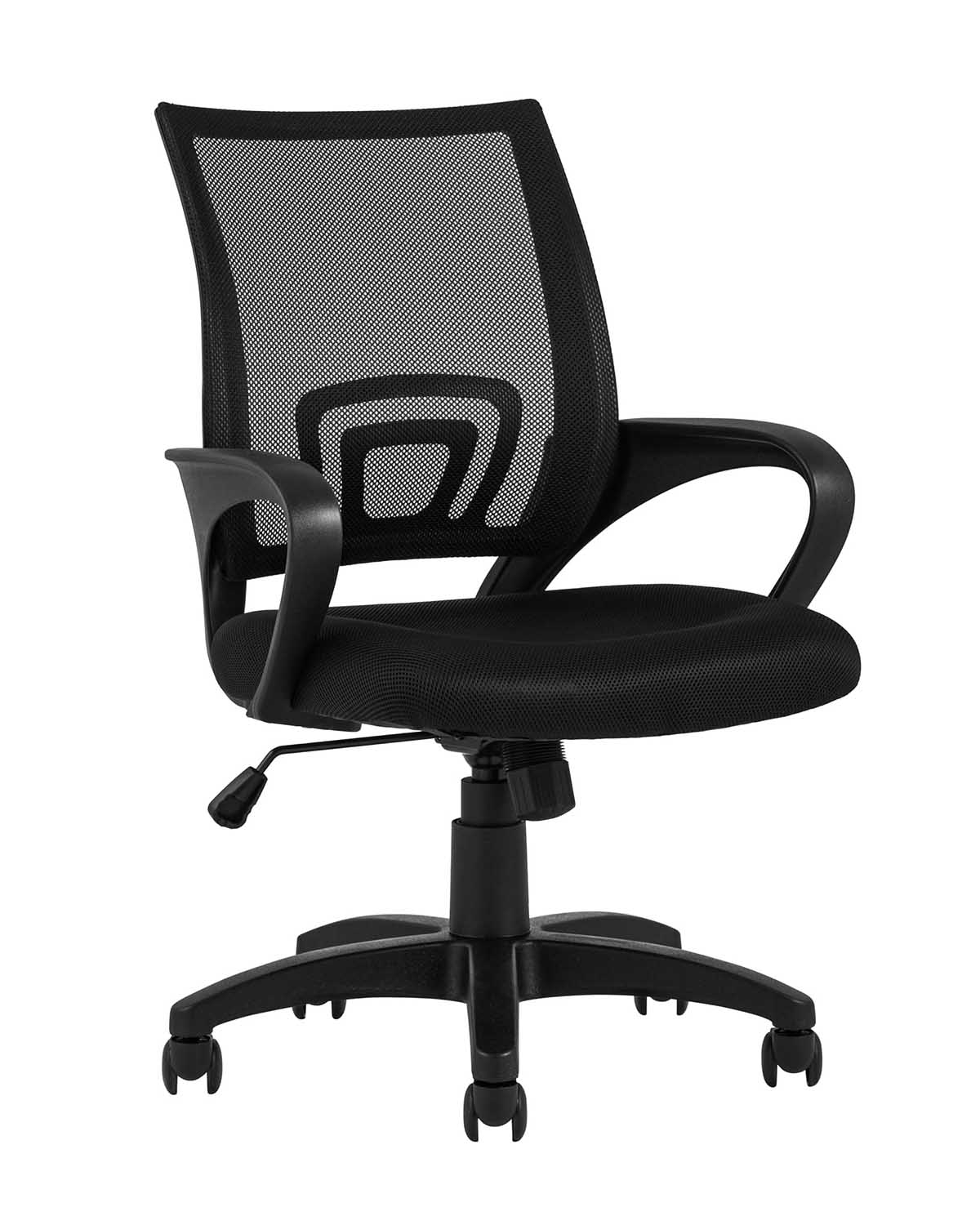 Кресло офисное TopChairs Simple черное из Италии