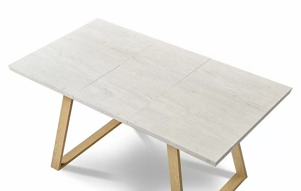 Стол раскладной Norfolk, светлый дуб/вяз из Италии