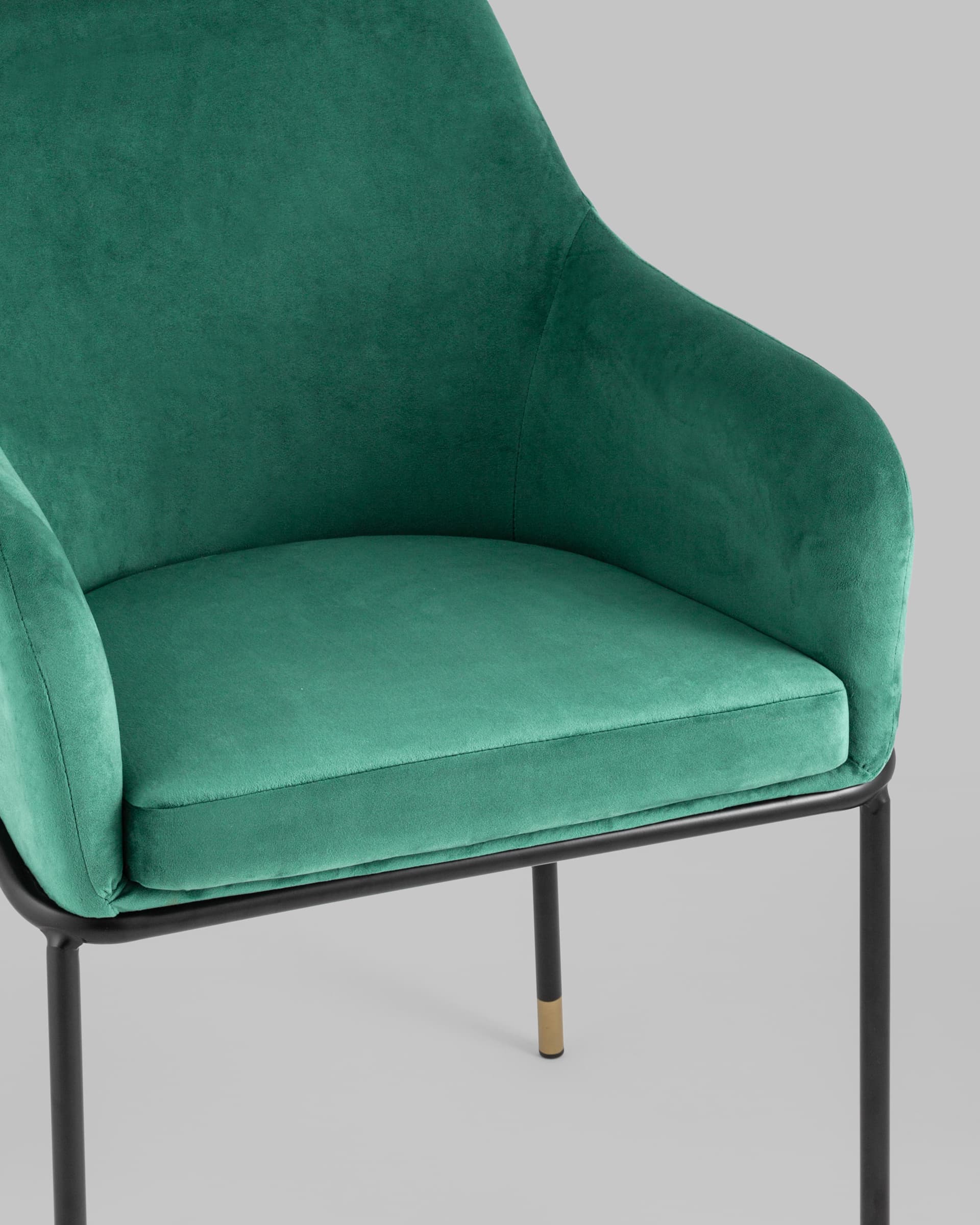 Стул Сандра велюр изумрудный из Италии