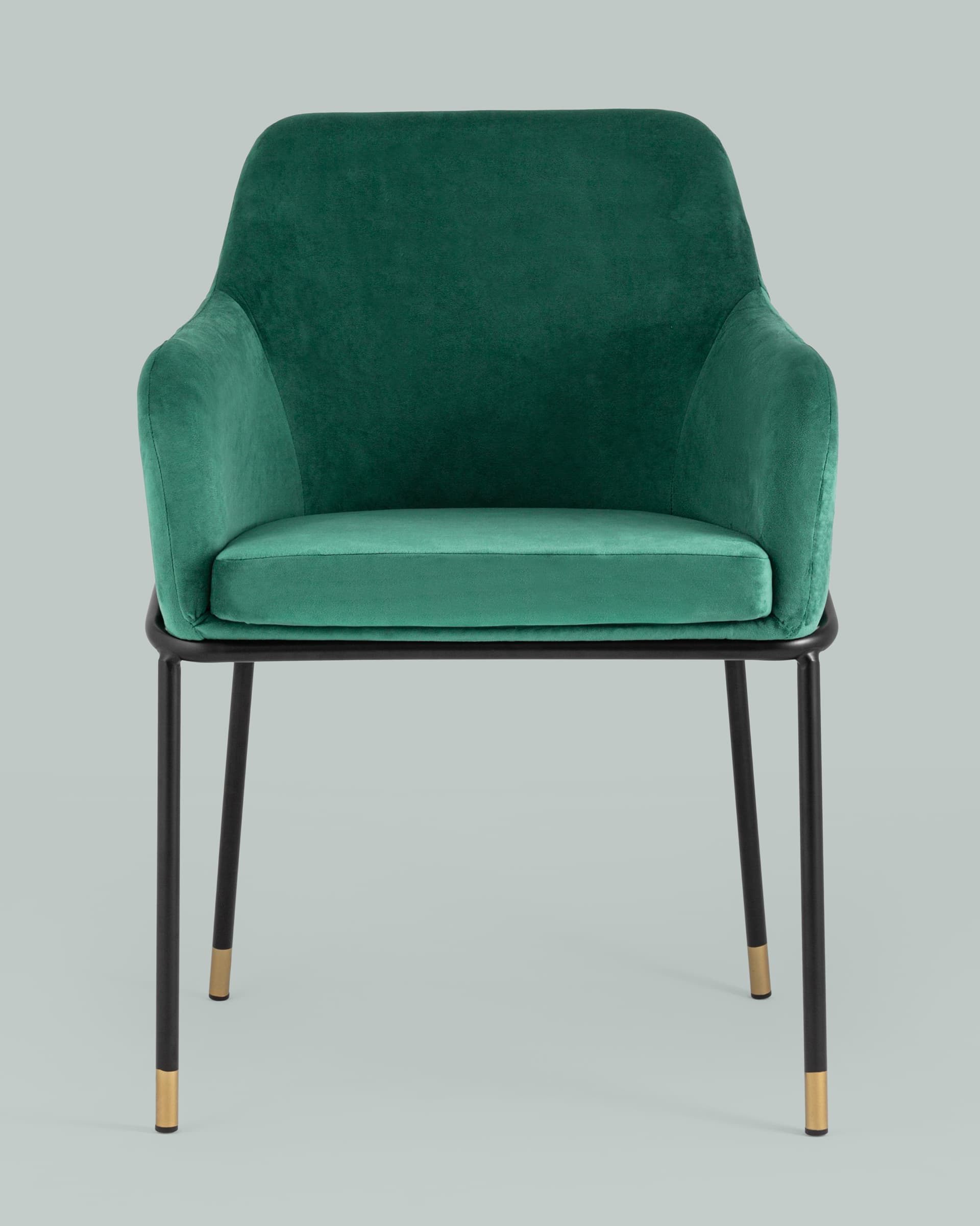 Стул Сандра велюр изумрудный из Италии