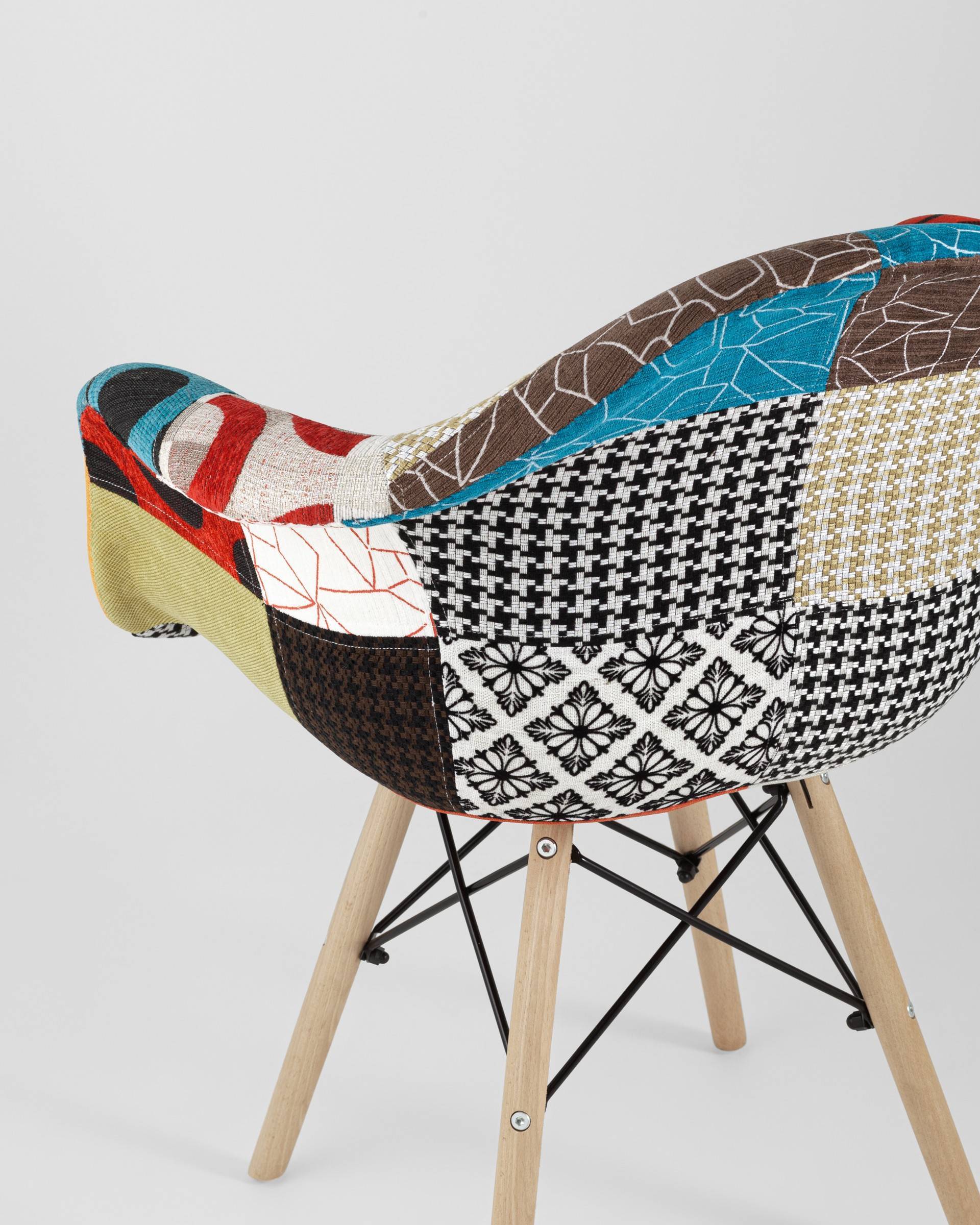 Кресло Eames DSW пэчворк из Италии