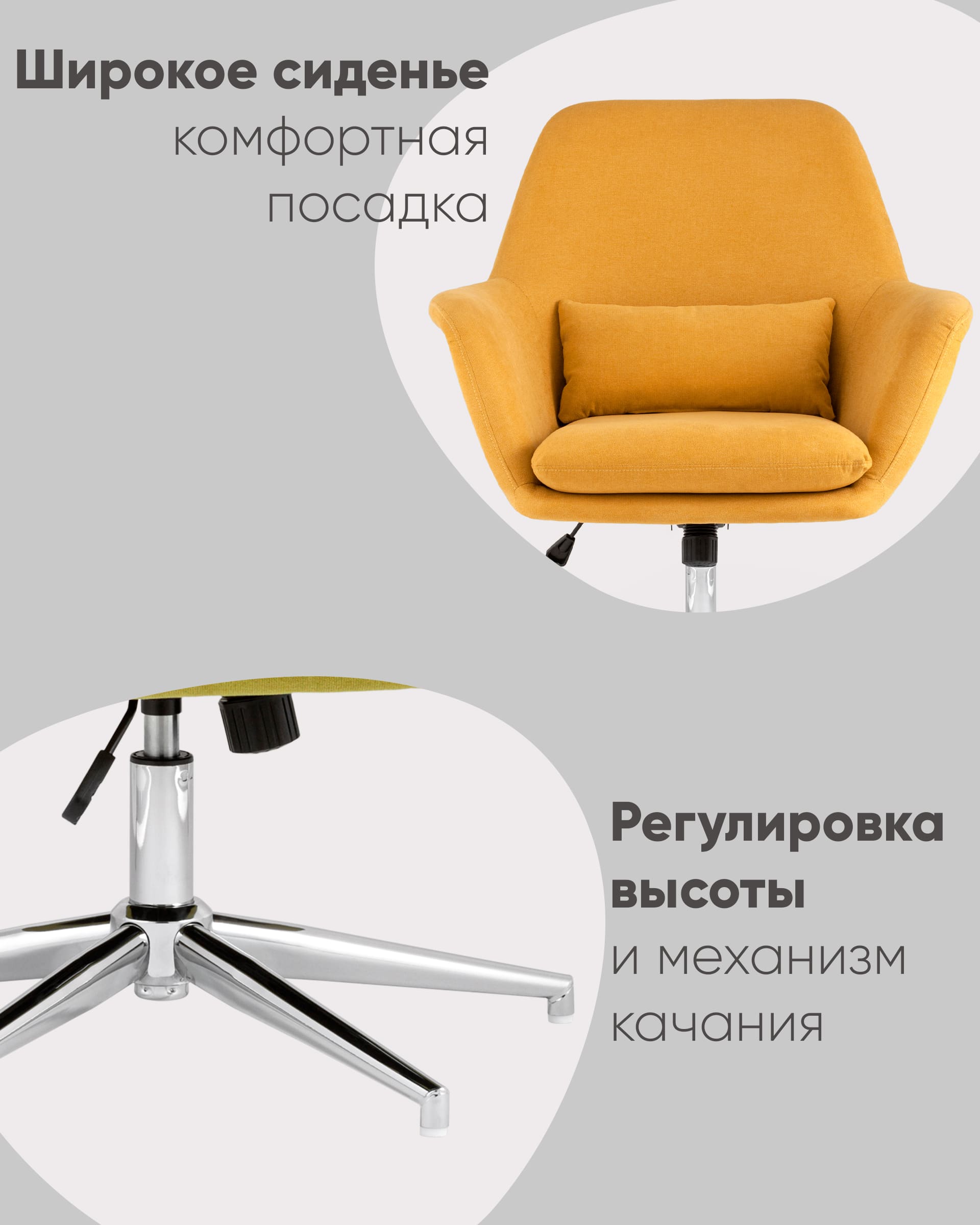 Кресло Рон синий из Италии