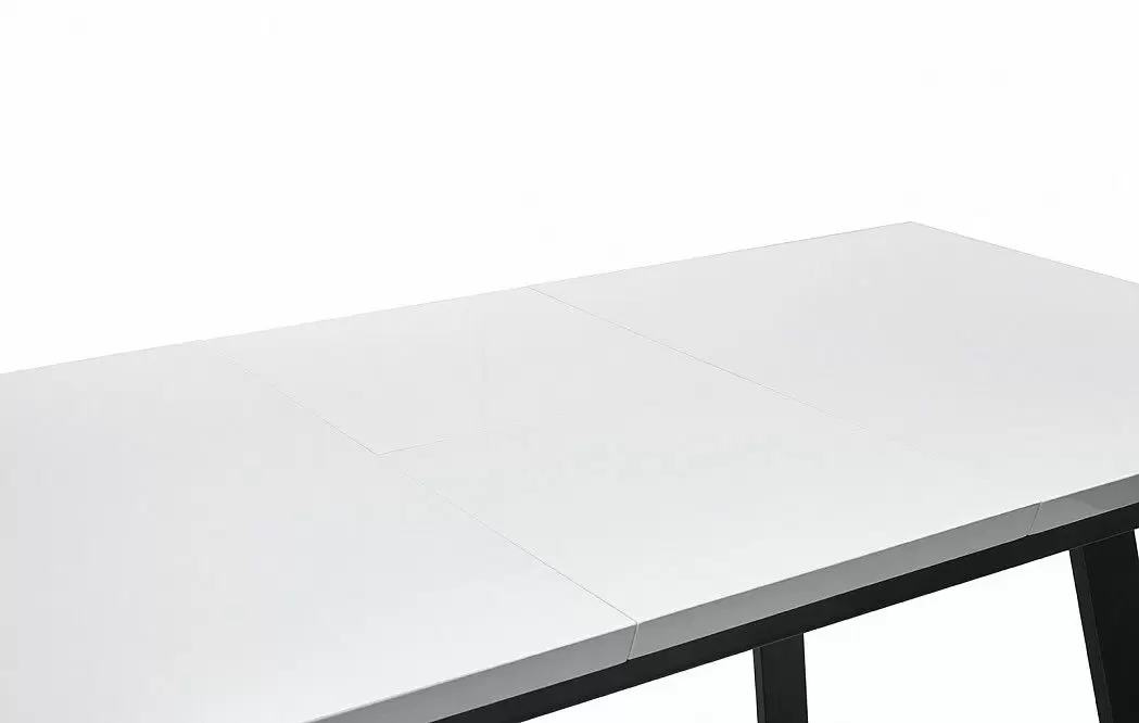 Стол раскладной Dakota 140-180, белый/черный из Италии