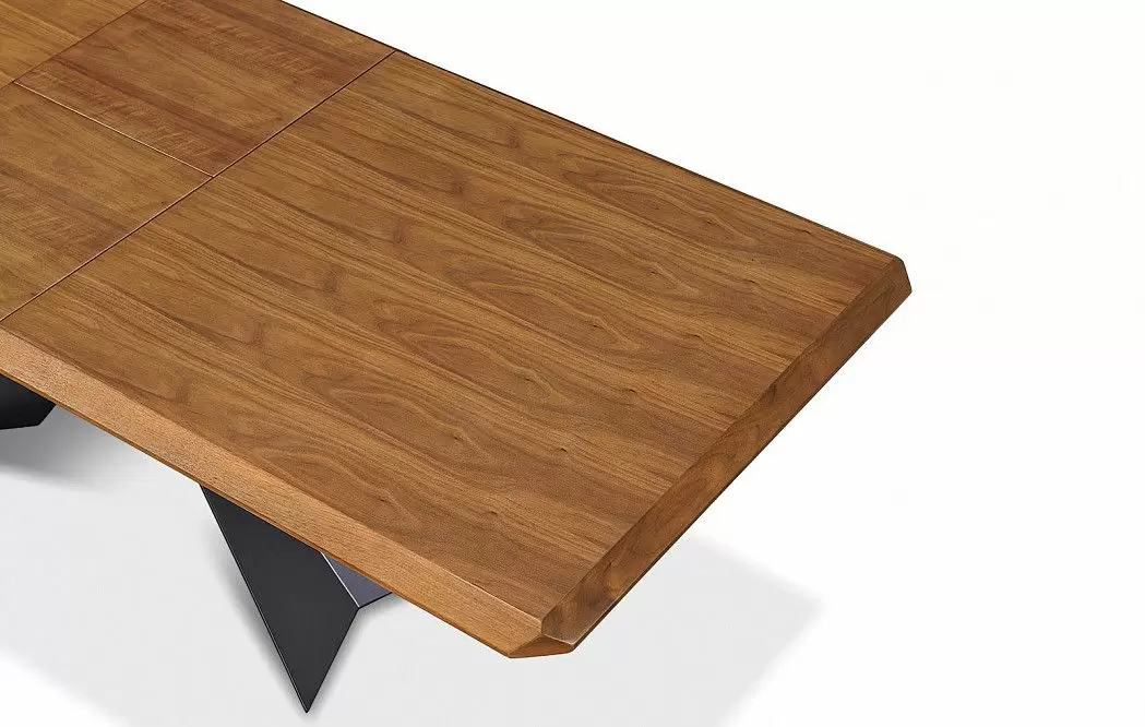Стол раскладной Allure 180-220, орех/черный из Италии