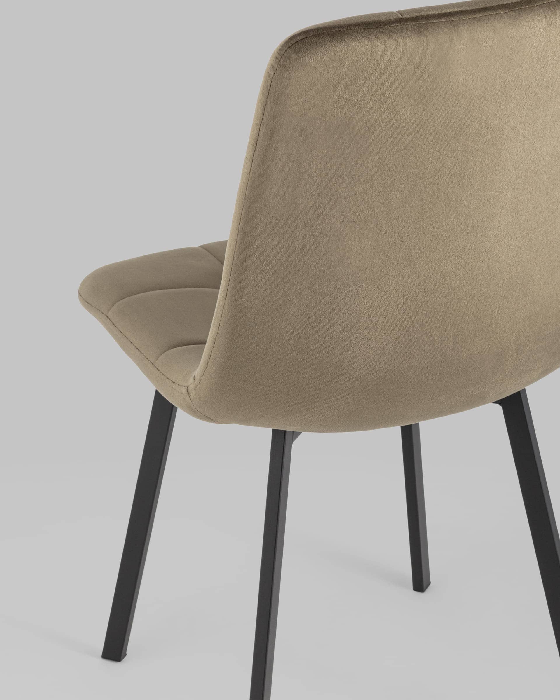 Стул Chilly велюр коричневый из Италии