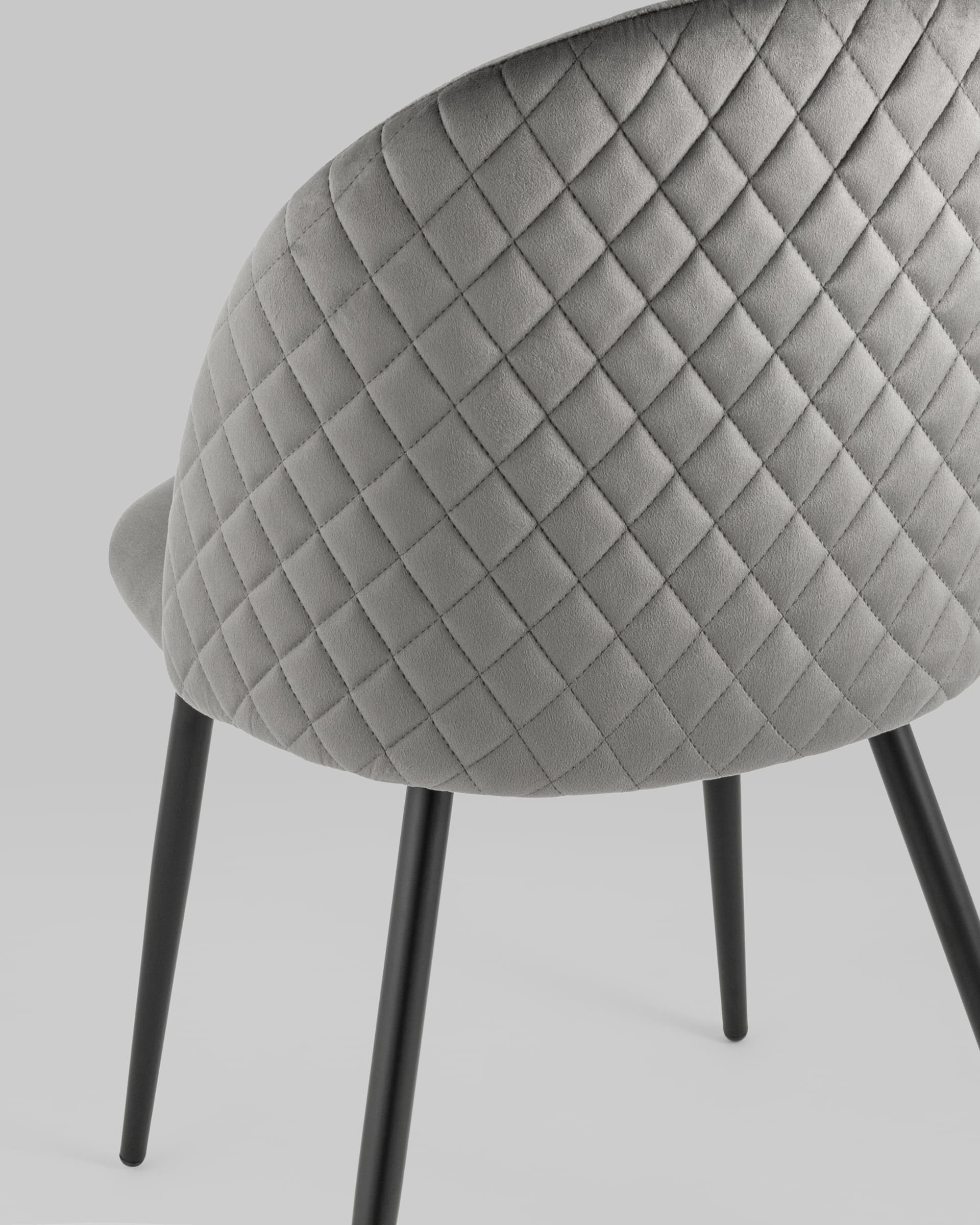 Стул Lilly велюр антрацитовый из Италии