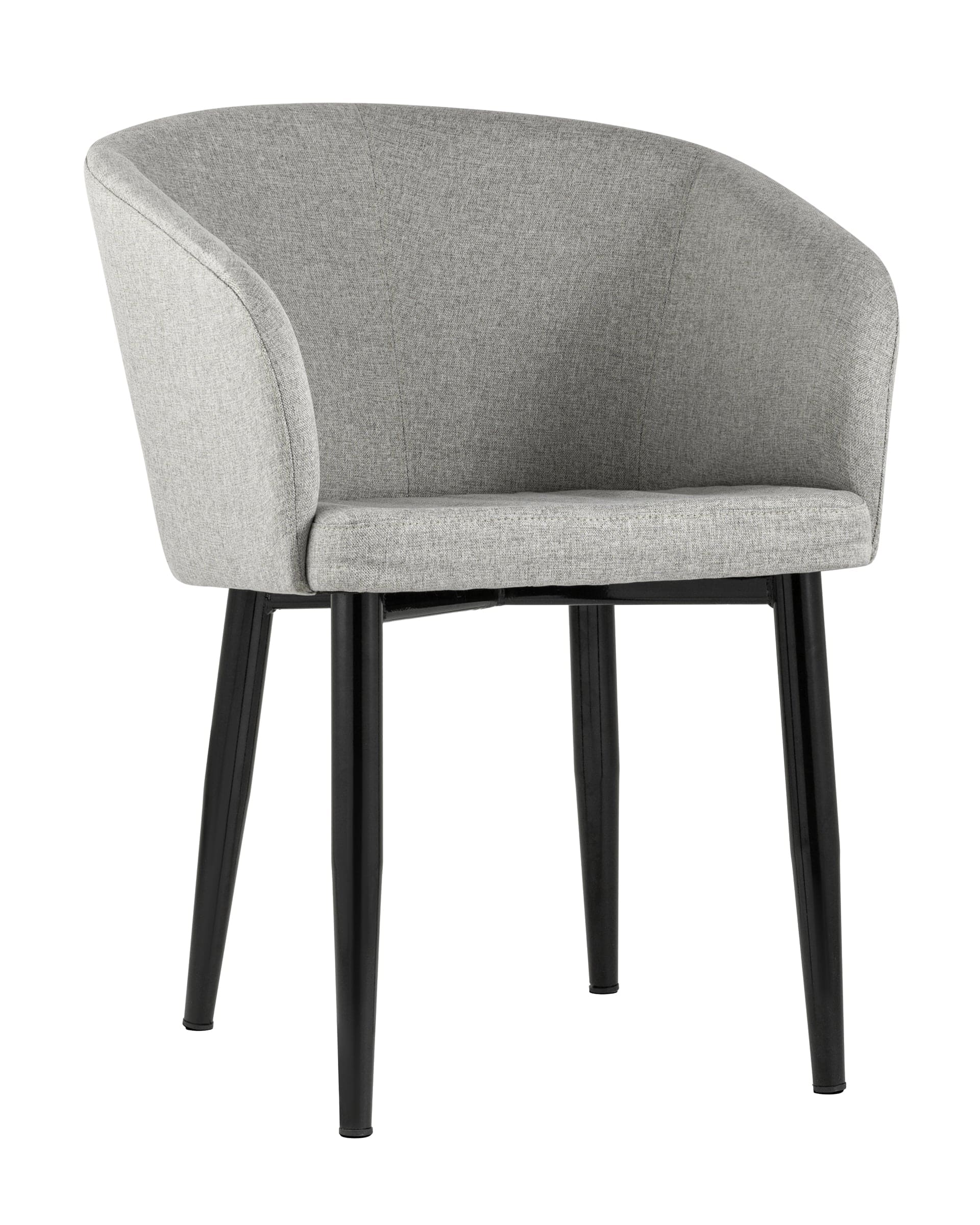 Кресло Ральф рогожка серый из Италии