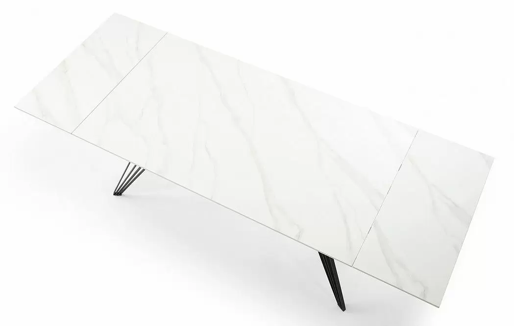 Стол раскладной Parma 160-240, керамика "каррарский мрамор" из Италии