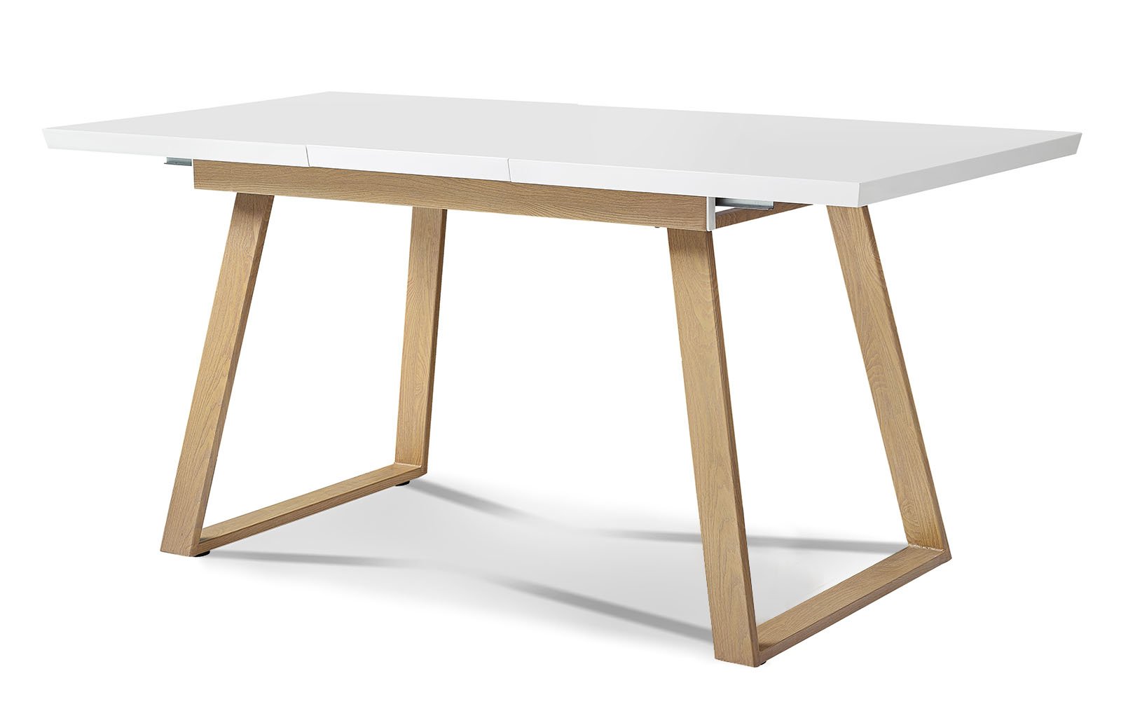 Стол раскладной Manchester 120-160, белый/вяз из Италии