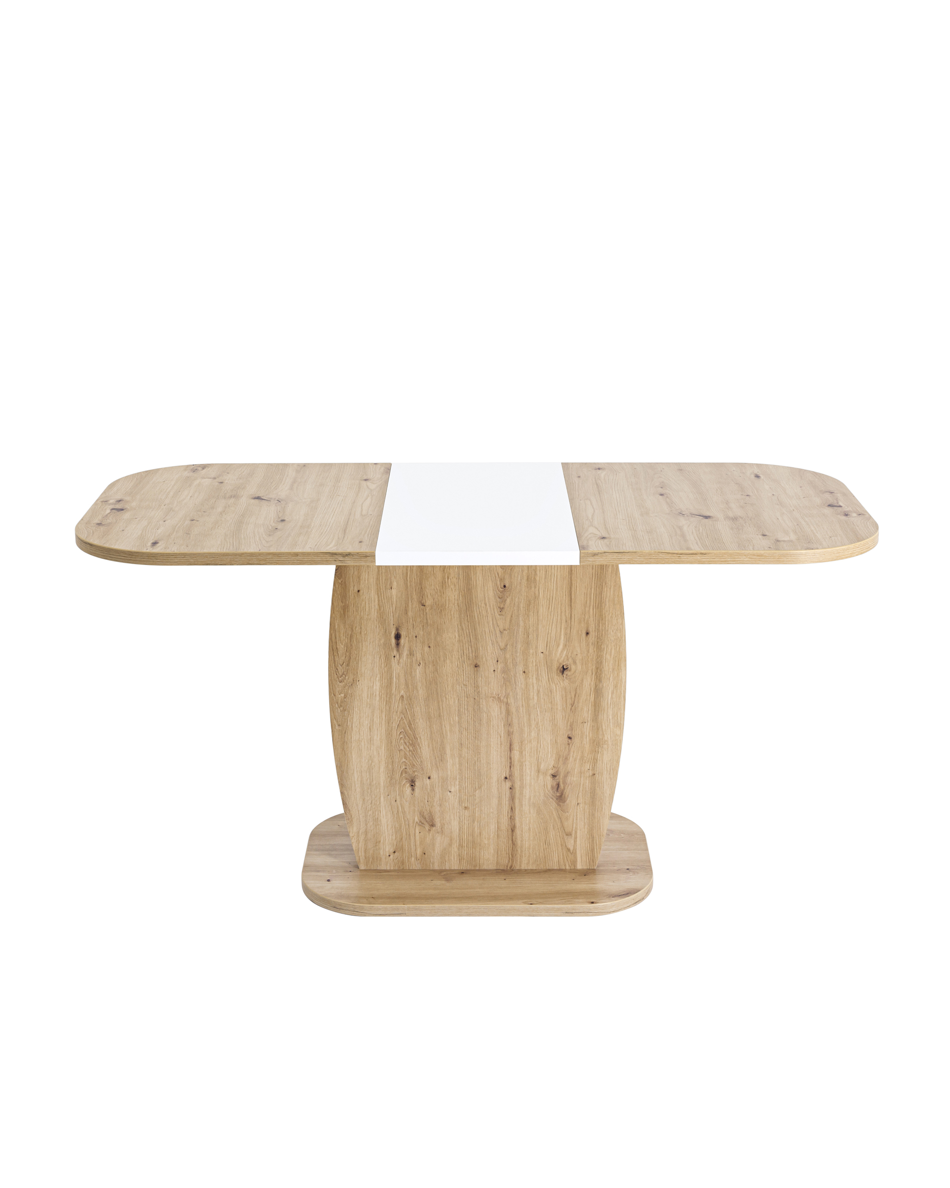 Стол Barrel 110-145*70 дуб/белый из Италии