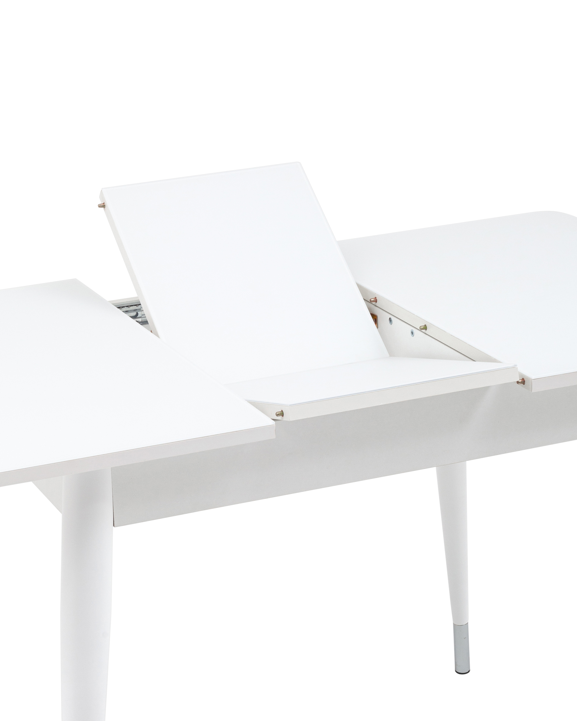 Стол обеденный Берлин раскладной 90-120*70 белый матовый из Италии