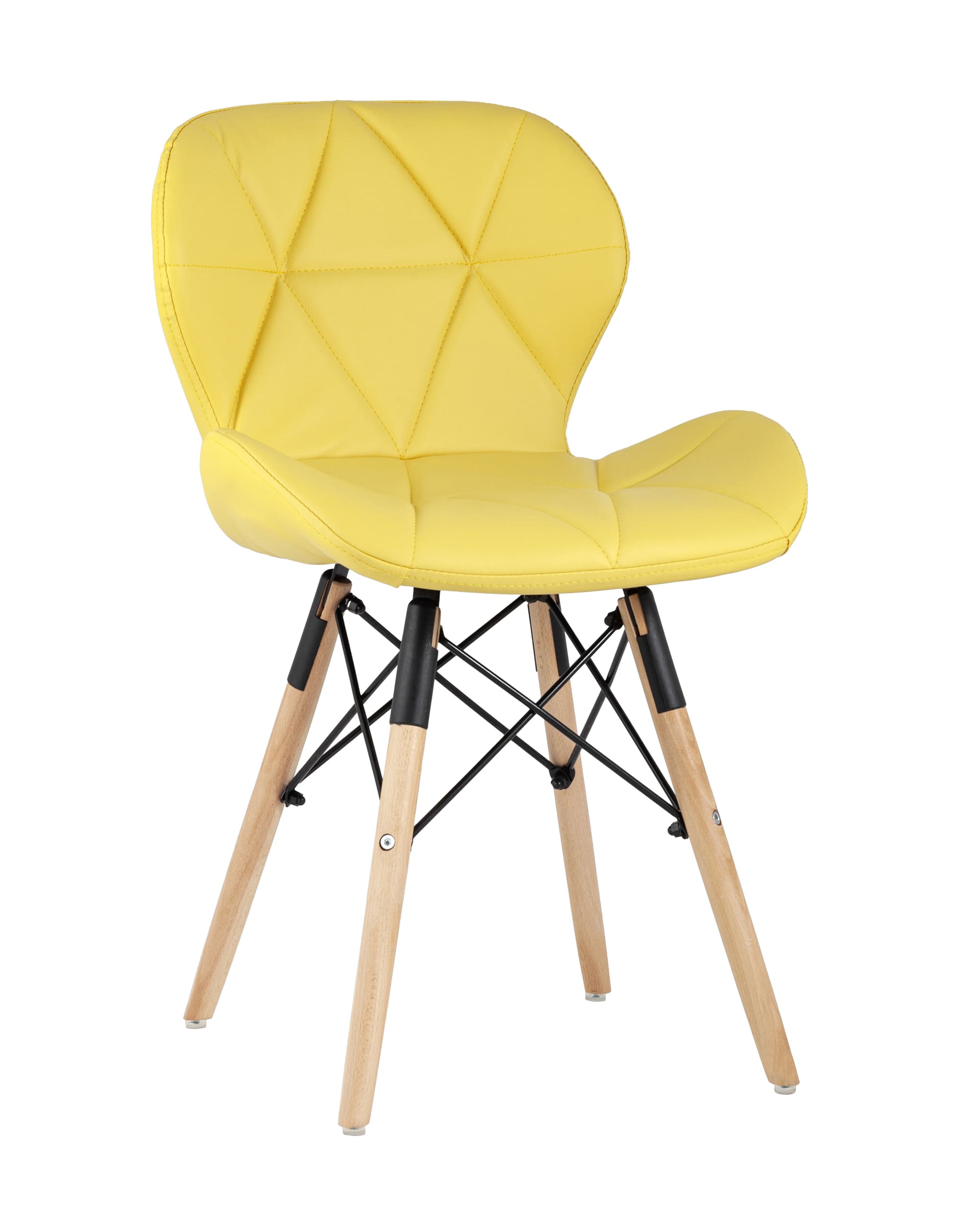 Стул Бон экокожа желтый из Италии