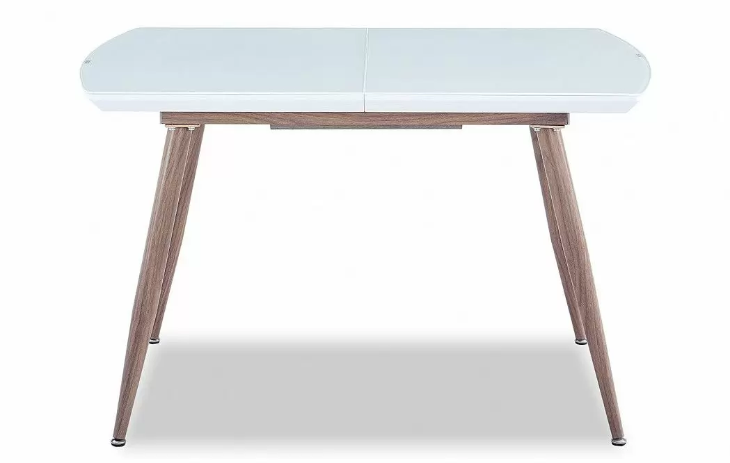 Стол раскладной Fredric 120-160, белый/дуб из Италии