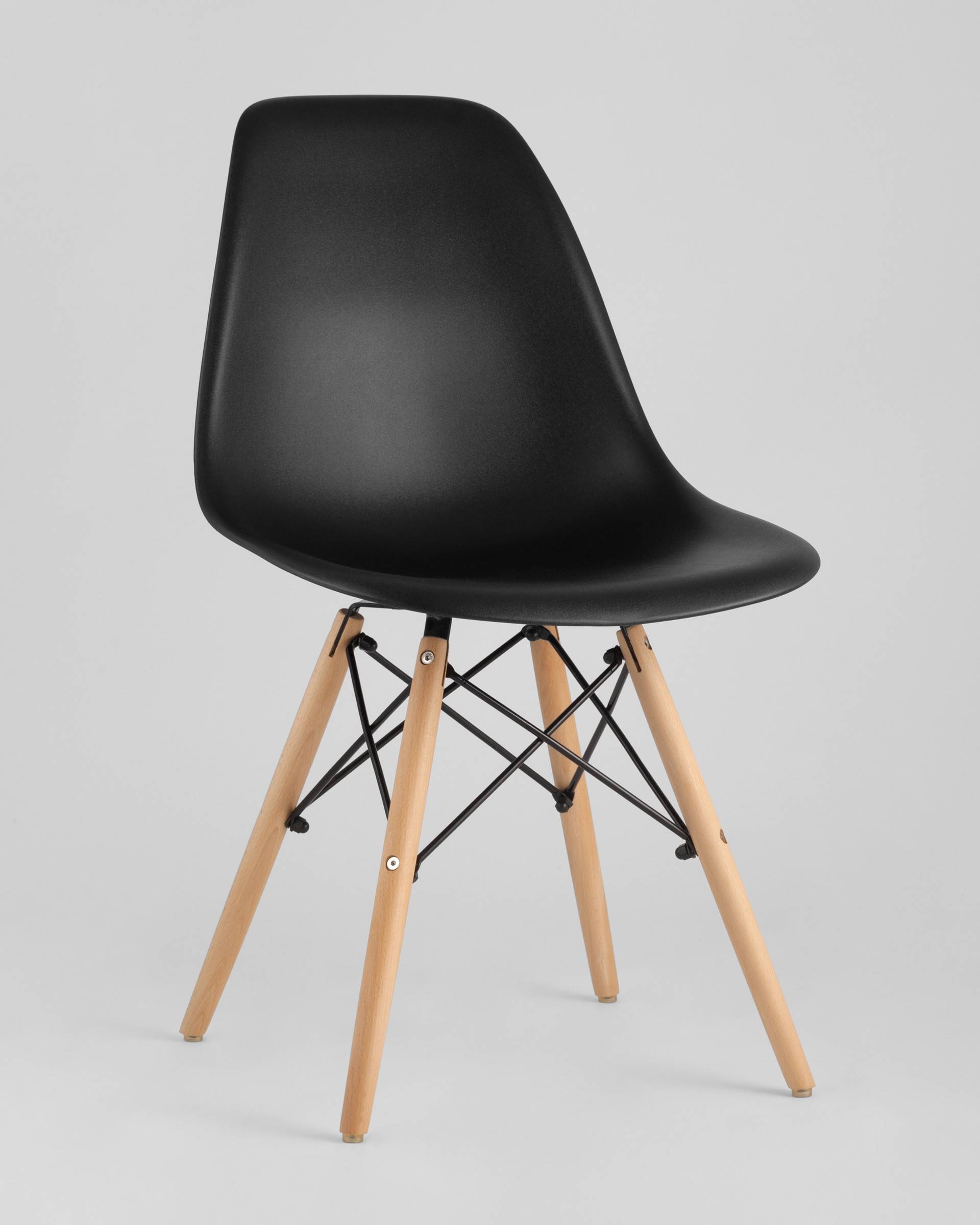 Стул Eames Style DSW черный x4 из Италии