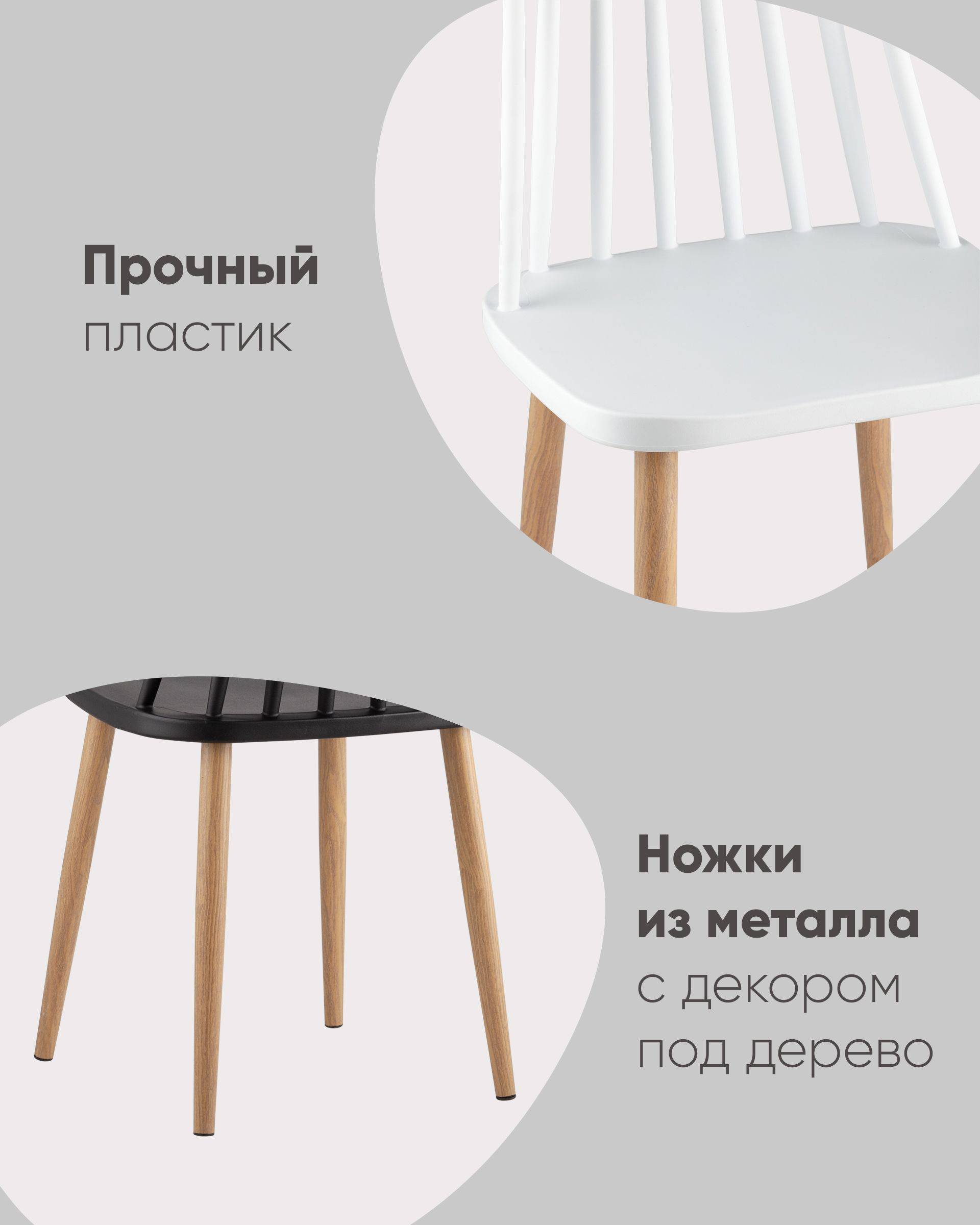Стул Морган пластиковый белый из Италии