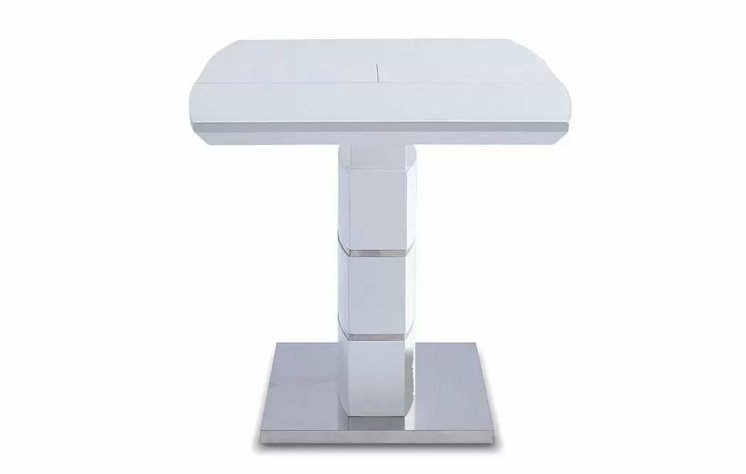 Стол раскладной Verona Glass (120), белый матовый из Италии