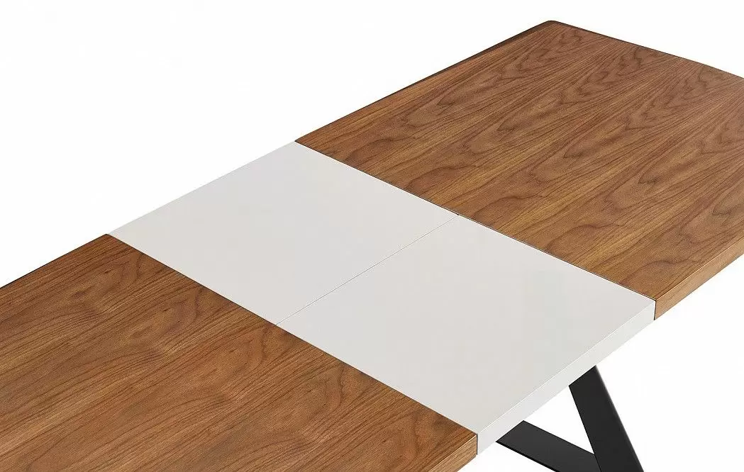 Стол раскладной Lambert, орех/кремовый из Италии