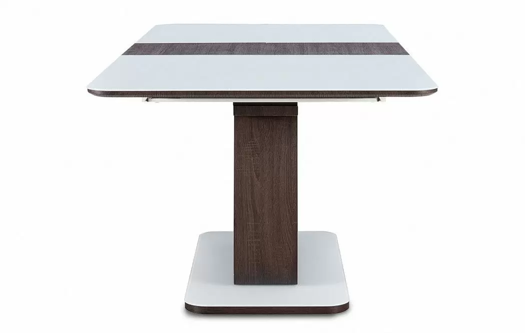 Стол раскладной Rosanna 160-200, темно-коричневый/белый из Италии