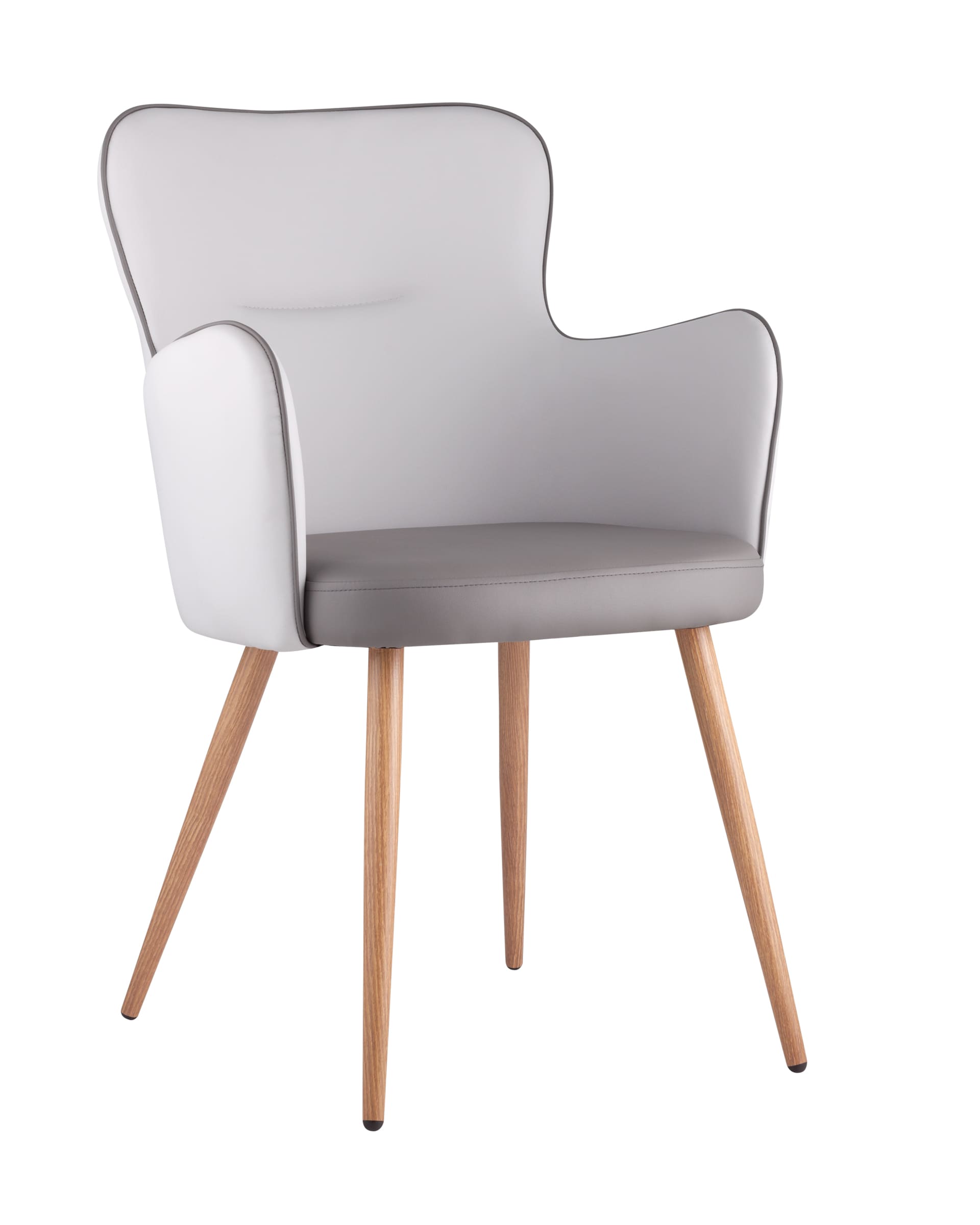 Стул Космос, серый ПУ из Италии