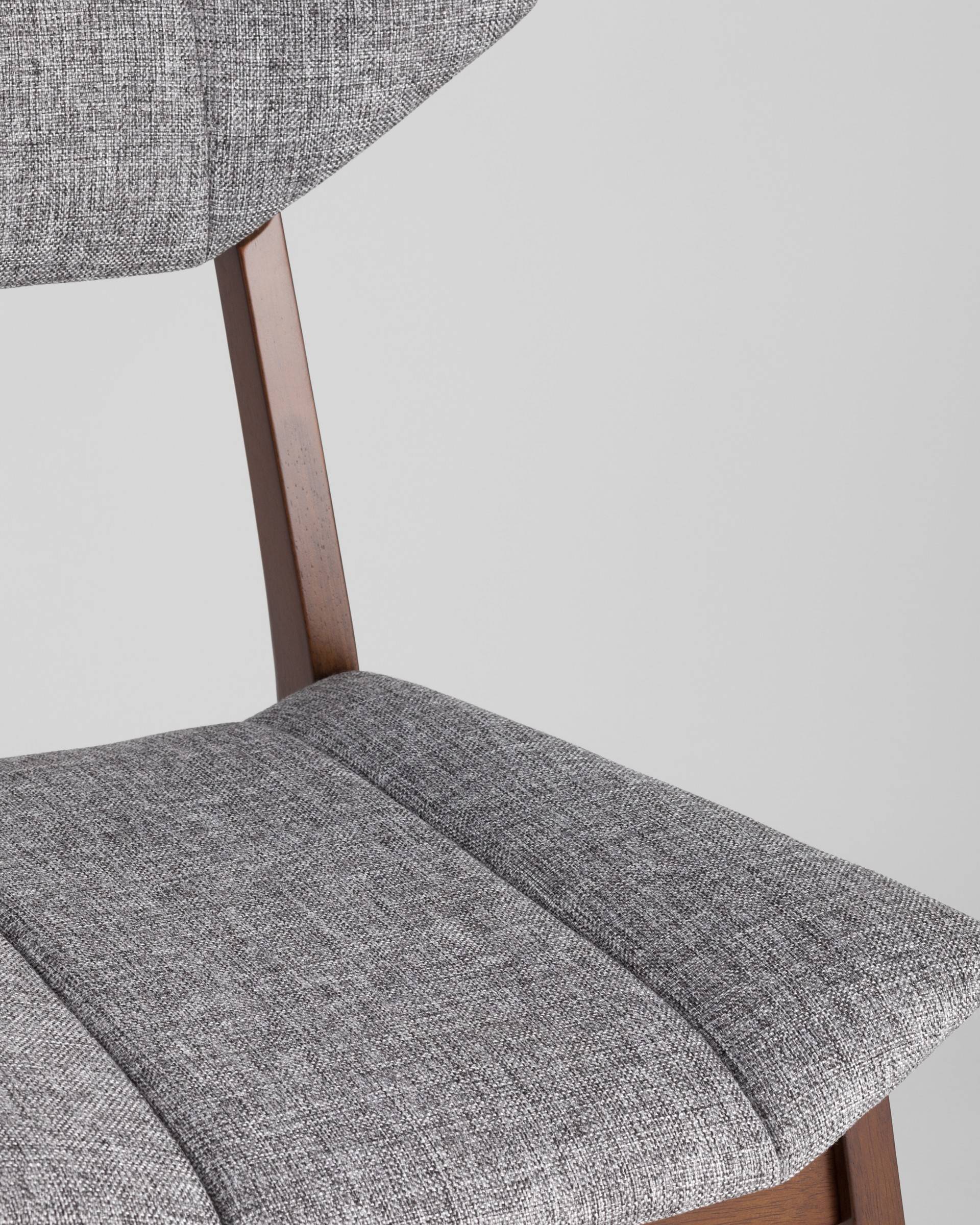 Стул обеденный TOR серый набор 4 шт. массив дерева из Италии