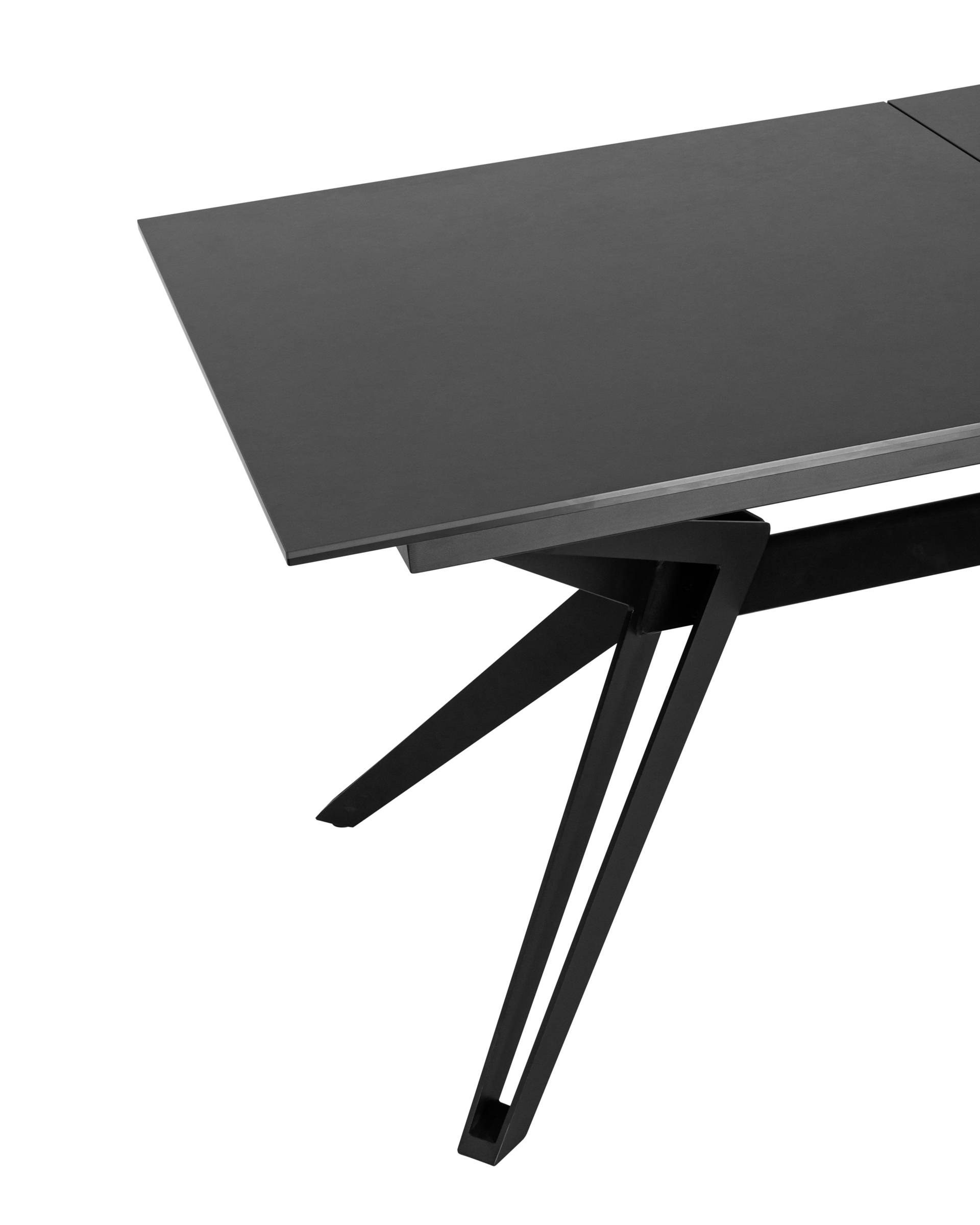 Стол обеденный Олимпия раскладной 180-230*90 керамика темная из Италии