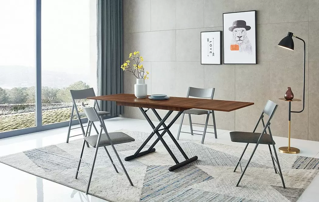 Стол-трансформер Elliot, орех из Италии