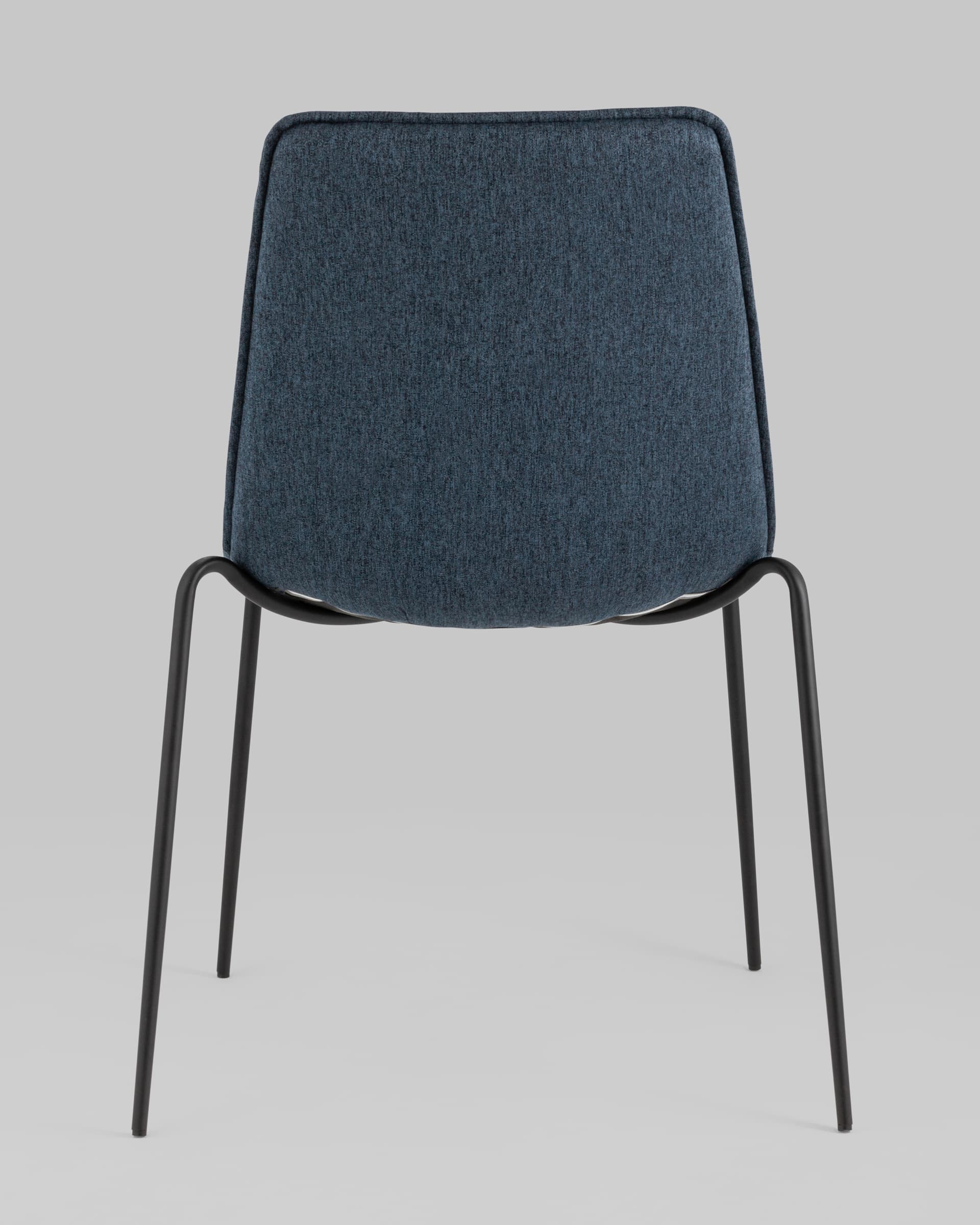 Стул Мелани рогожка синий из Италии