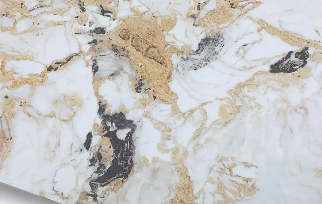 Стол раскладной Monte Carlo 180-270, светлая керамика/белый из Италии