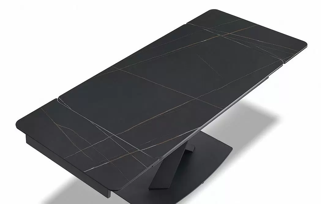 Стол раскладной Cesar 120-180, черная керамика из Италии